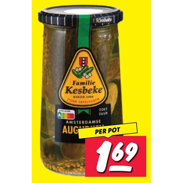 Kesbeke Amsterdamse augurken