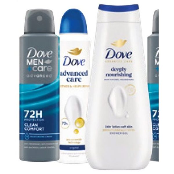Dove deo of douchegel