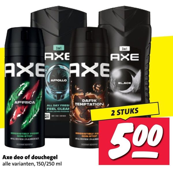 Axe deo of douchegel