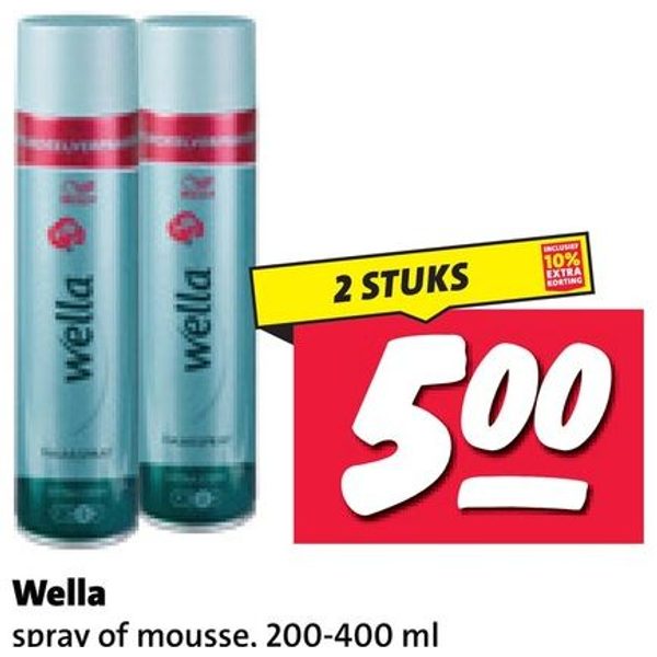 Haarspray of mousse
