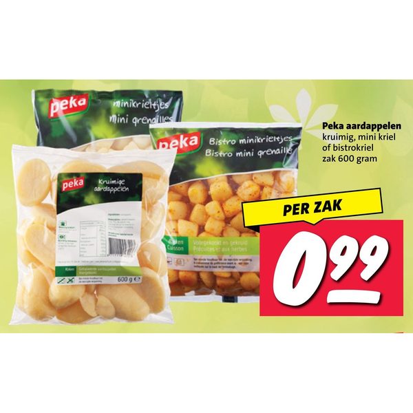 Kruimige aardappelen, minikrieltjes of bistrokriel