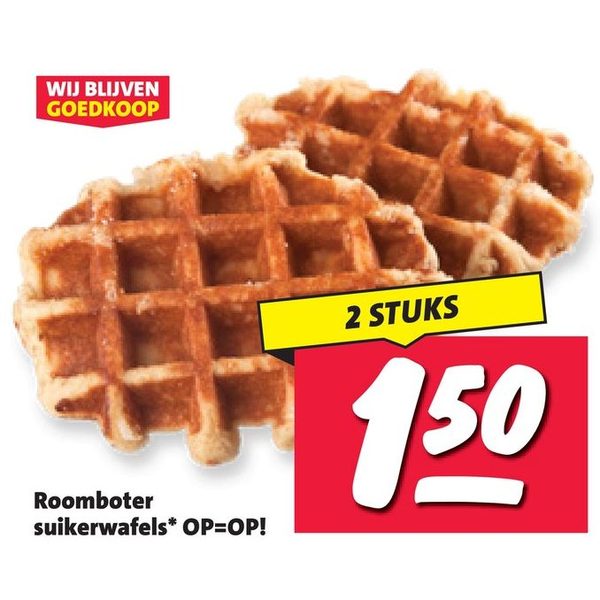 Roomboter suikerwafels