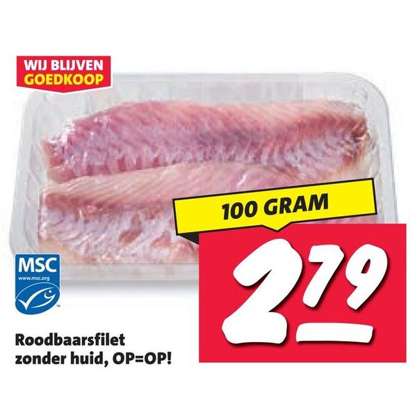 Roodbaarsfilet