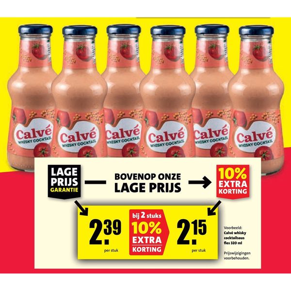 Calvé whisky cocktailsaus