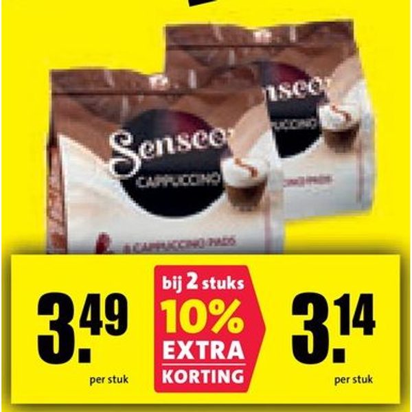 Senseo Cappuccino pads