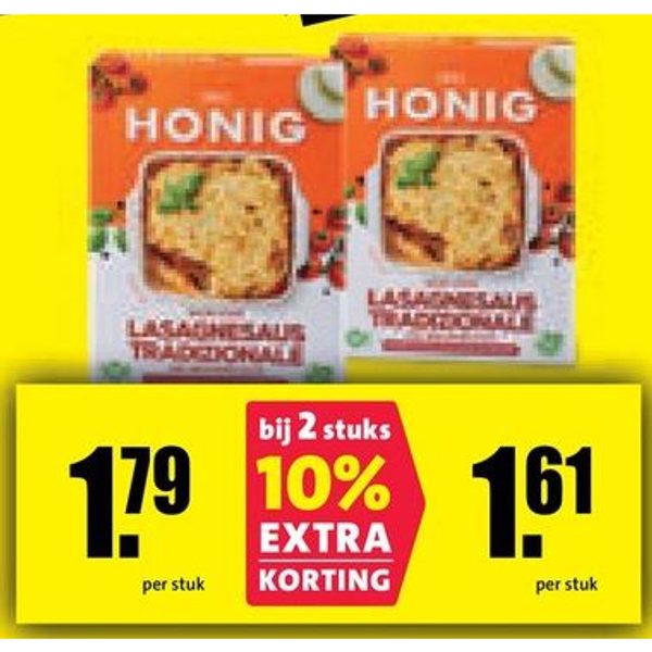 Honig lasagnesaus