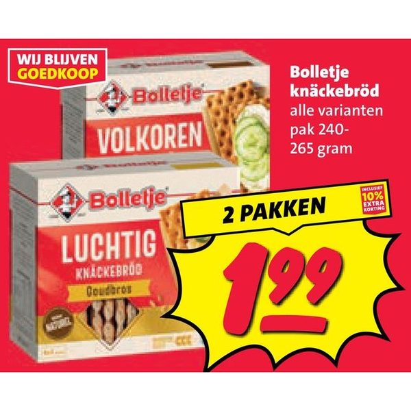 Bolletje knäckebröd
