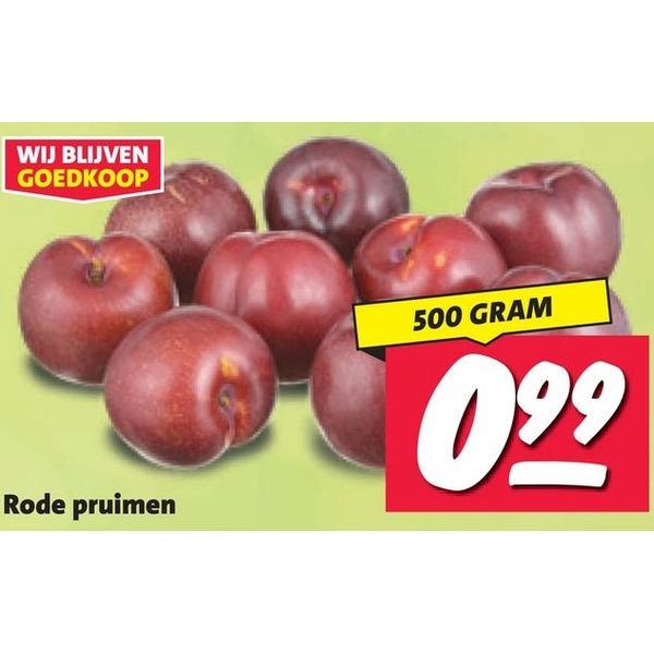 Rode pruimen
