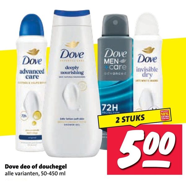 Dove deo of douchegel