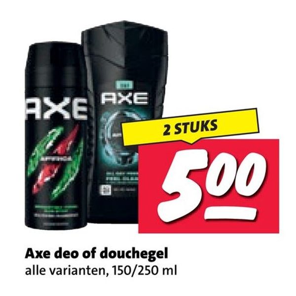 Axe deo of douchegel