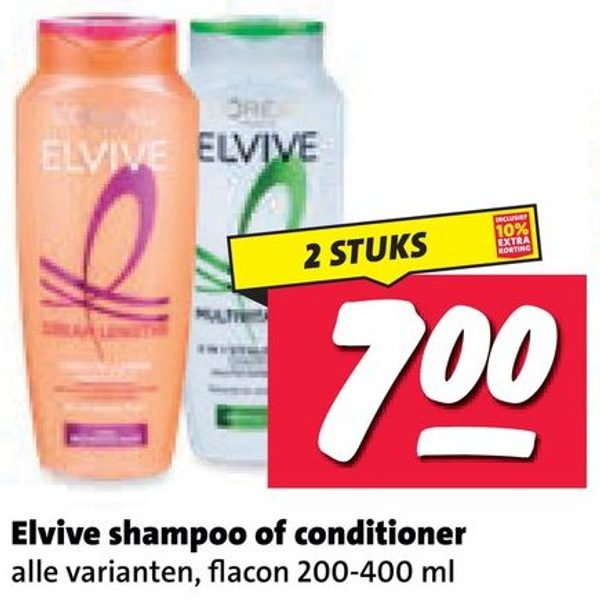 Elvive shampoo of conditioner