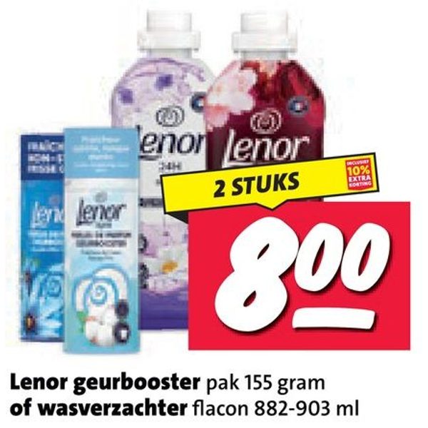 Lenor geurbooster of wasverzachter