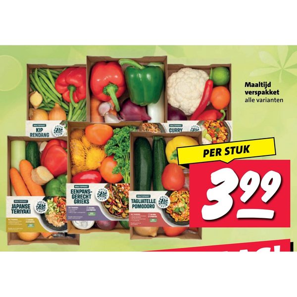 Maaltijd verspakket