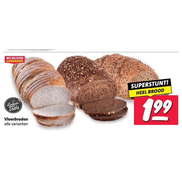 Vloerbroden (alle varianten)