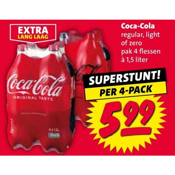 Coca-Cola regular, light of zero