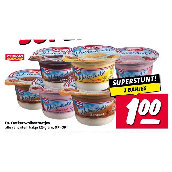 Dr. Oetker wolkentoetjes