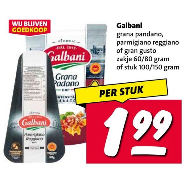 Galbani Grana Padano/Parmigiano Reggiano/Gran Gusto