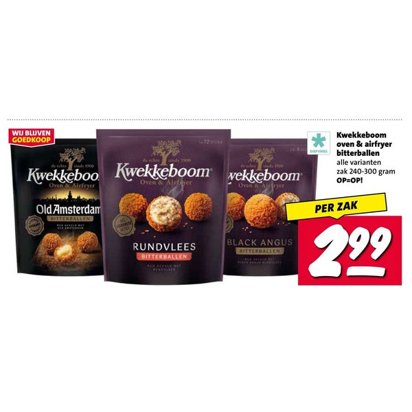 Kwekkeboom oven & airfryer bitterballen