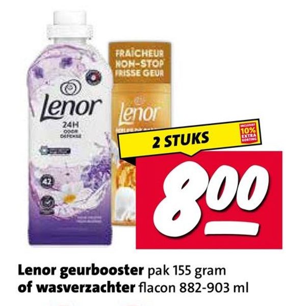 Lenor geurbooster of wasverzachter