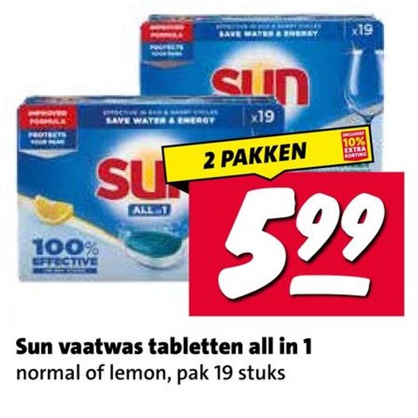 Vaatwastabletten All in 1