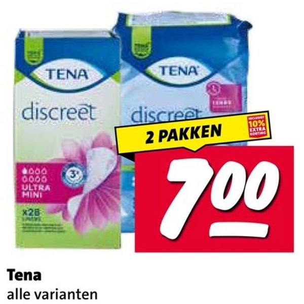 Discreet incontinentiemateriaal