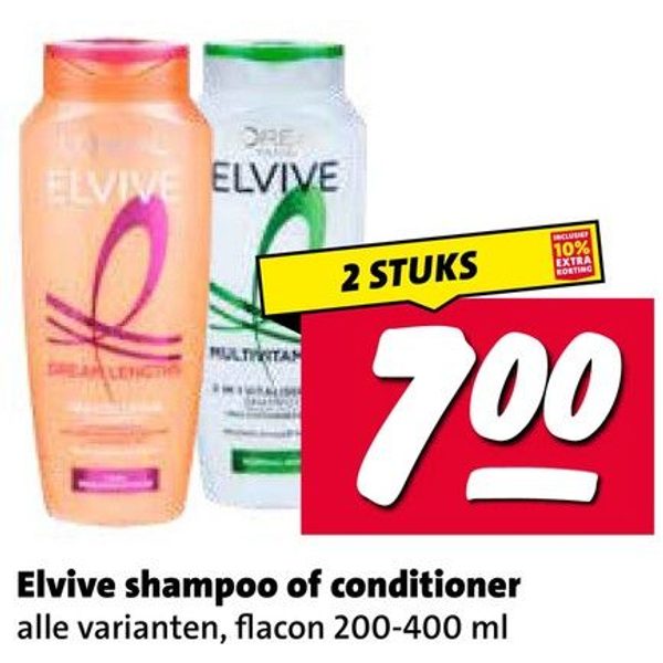 Elvive shampoo of conditioner