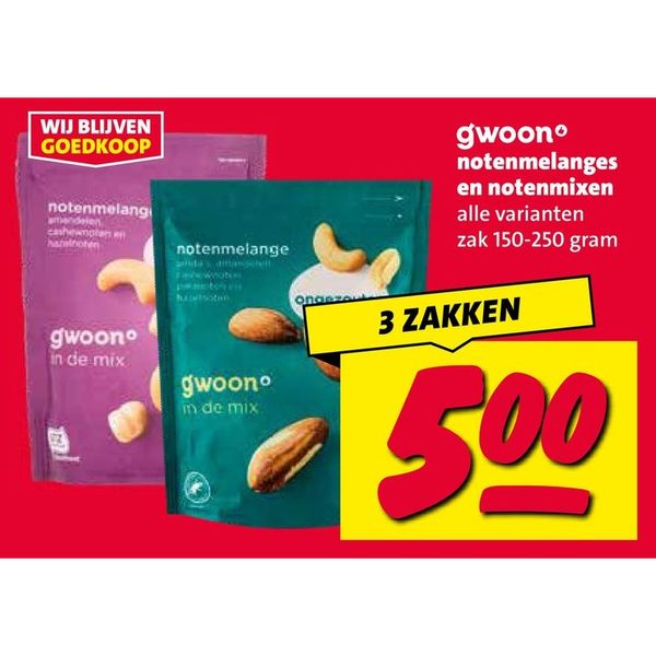 gwoon notenmelanges en notenmixen