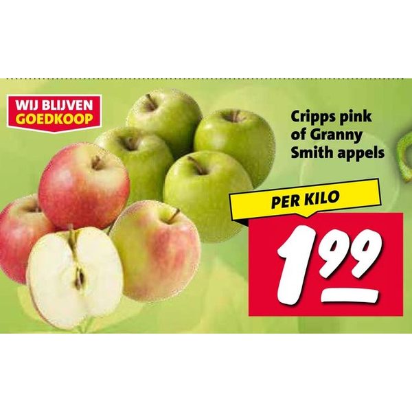Cripps pink of Granny Smith appels