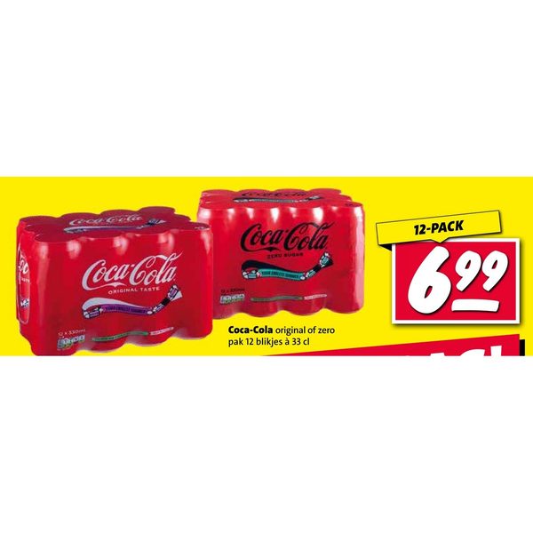 Coca-Cola original of zero