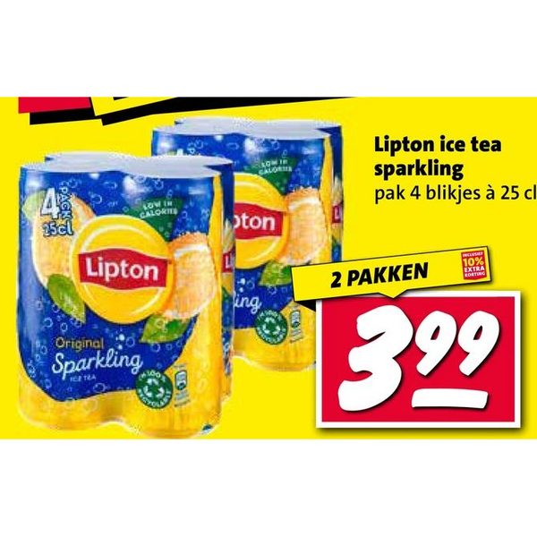 Lipton ice tea sparkling