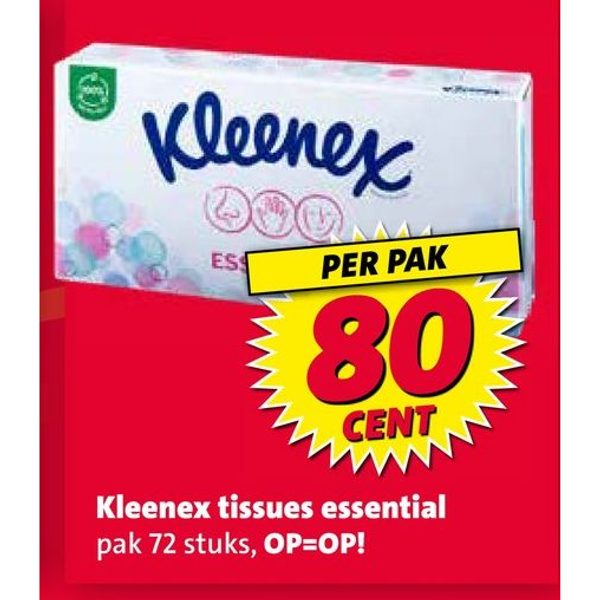 Kleenex tissues essential