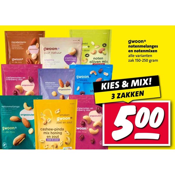 gwoon notenmelanges en notenmixen