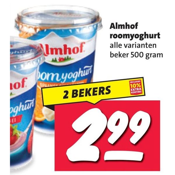Almhof roomyoghurt
