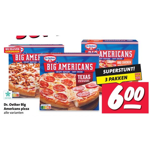 Dr. Oetker Big Americans pizza