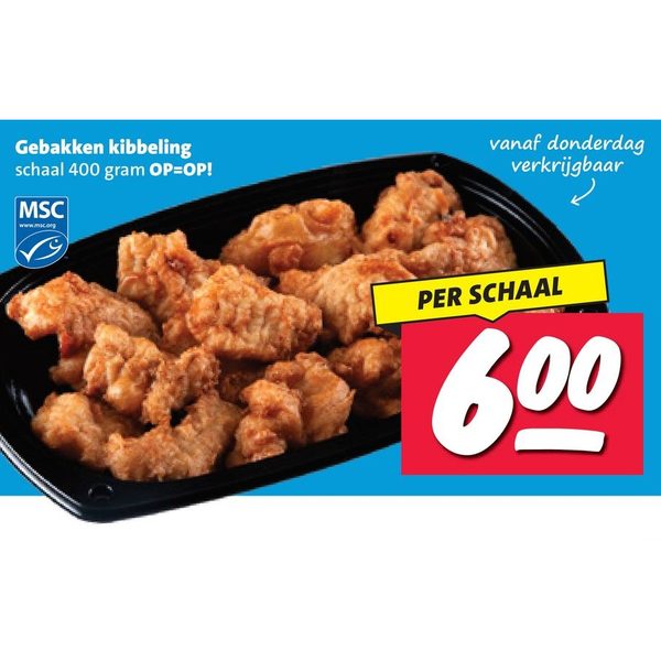 Gebakken kibbeling