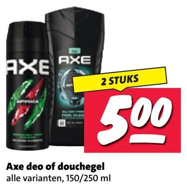 Axe deo of douchegel