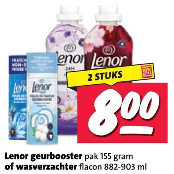 Lenor geurbooster of wasverzachter