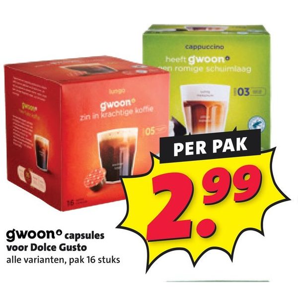capsules voor Dolce Gusto