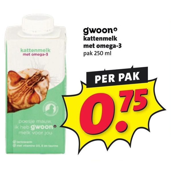kattenmelk met omega-3
