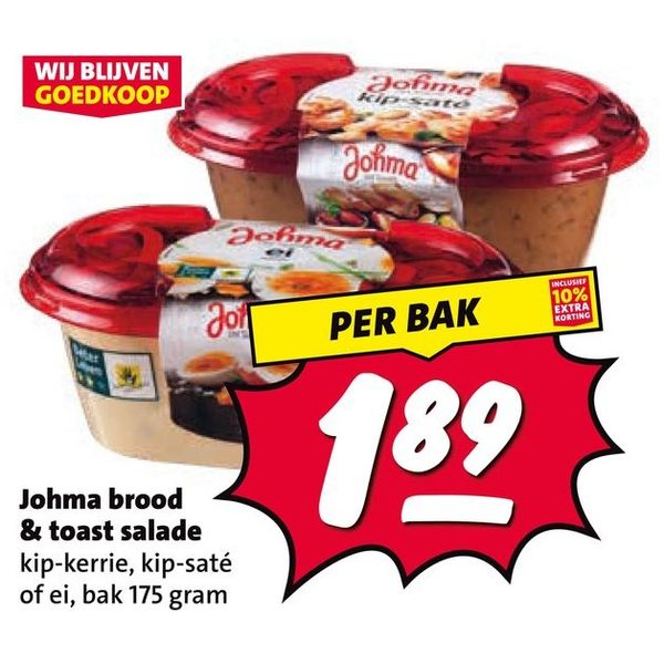 Johma brood & toast salade