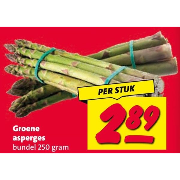 Groene asperges