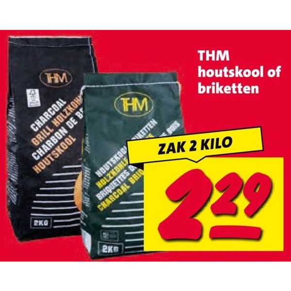 THM houtskool of briketten