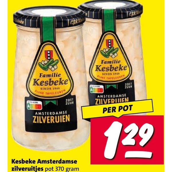 Kesbeke Amsterdamse zilveruitjes