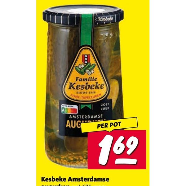 Kesbeke Amsterdamse augurken