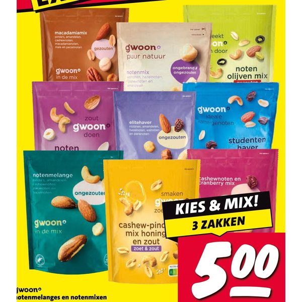gwoon notenmelanges en notenmixen