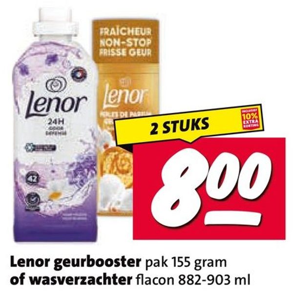 Lenor geurbooster of wasverzachter