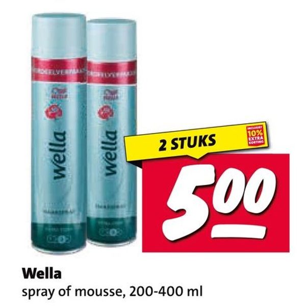 Haarspray of mousse