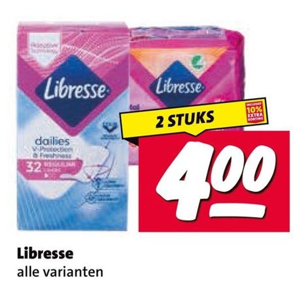 Maandverband of inlegkruisjes