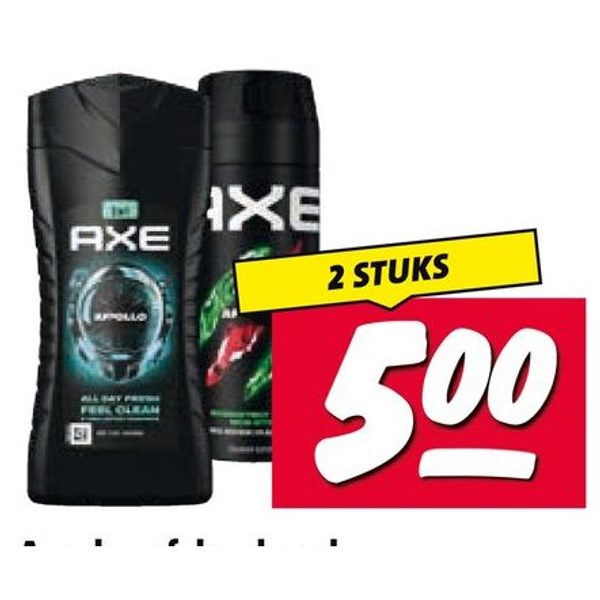 Axe deo of douchegel