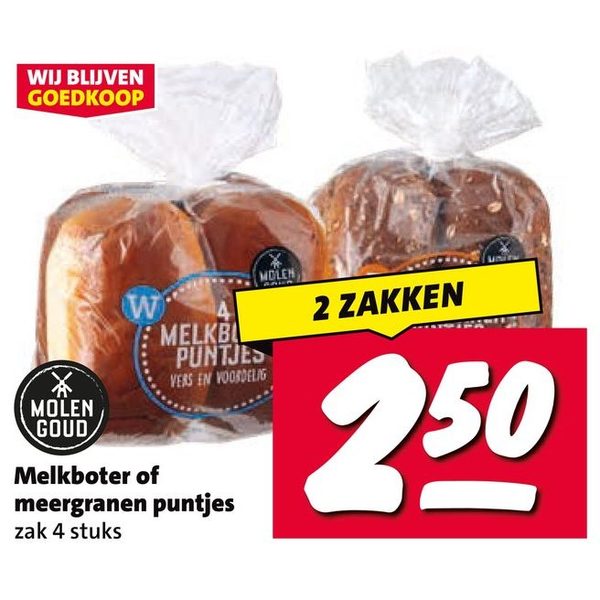 Melkboter of meergranen puntjes